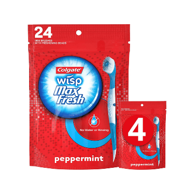 Colgate MaxFresh Wisp Disposable Mini Toothbrush