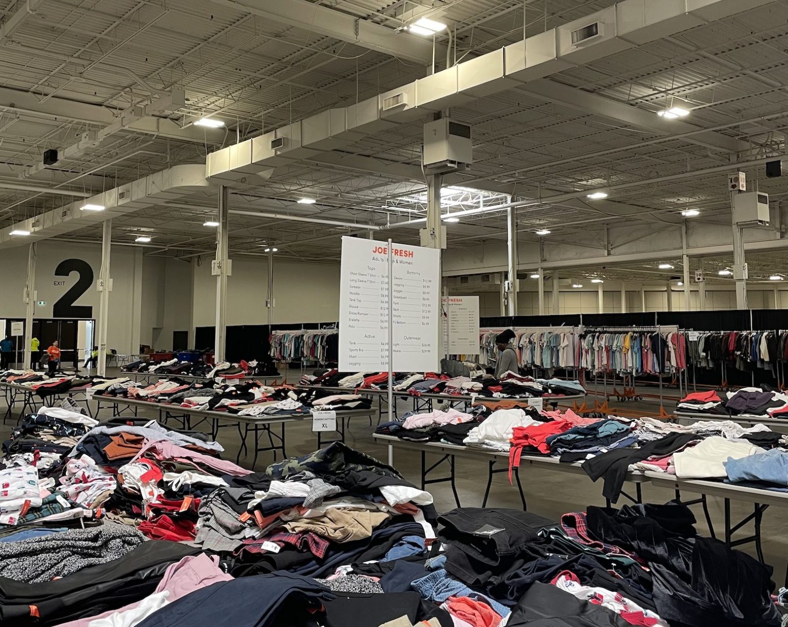 SaleSpy Take A Look At The Massive Joe Fresh Warehouse Sale