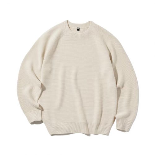 Uniqlo - 3D Knit Long Sleeve Crew Neck Sweater