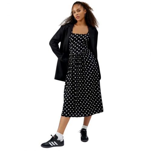 UO - Lydia Polka Dot Midi Dress